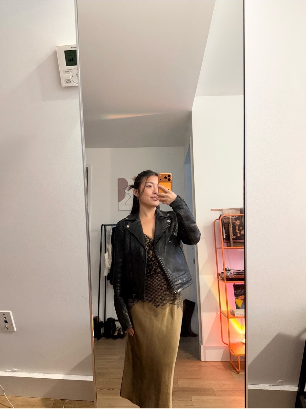 Rag & Bone genuine leather moto jacket
